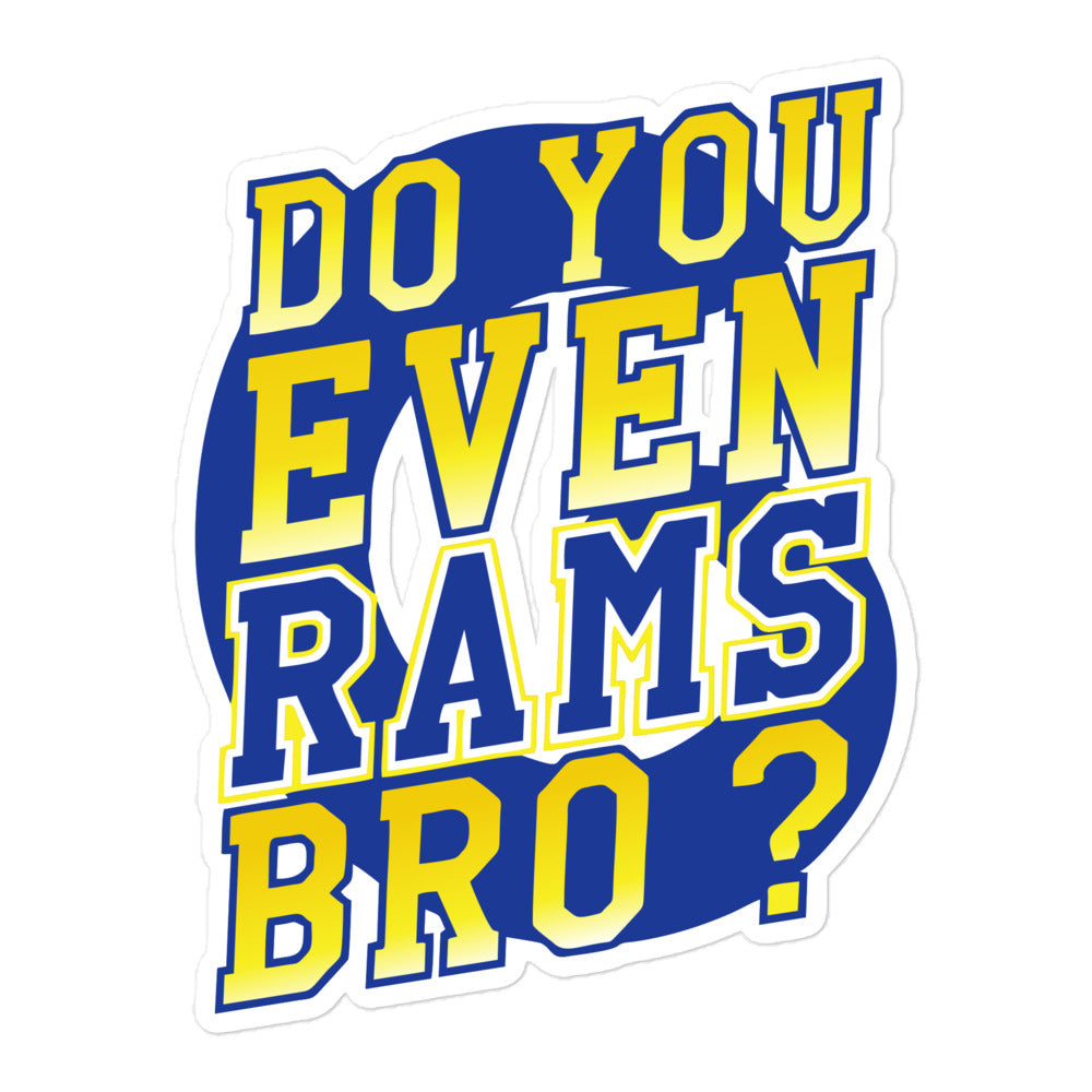 Do You Even RAMS, Bro? - Bubble-free stickers