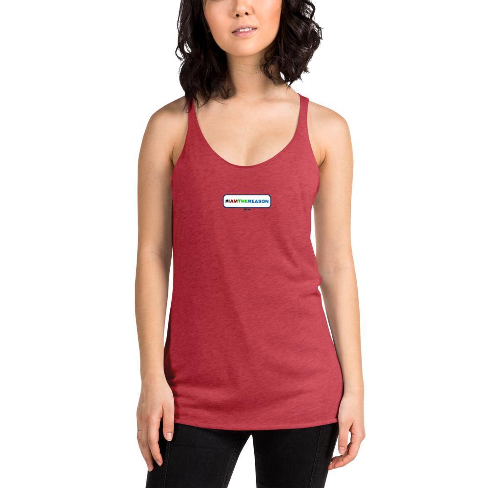 #IAMTHEREASON - Women's Racerback Tank - Unminced Words