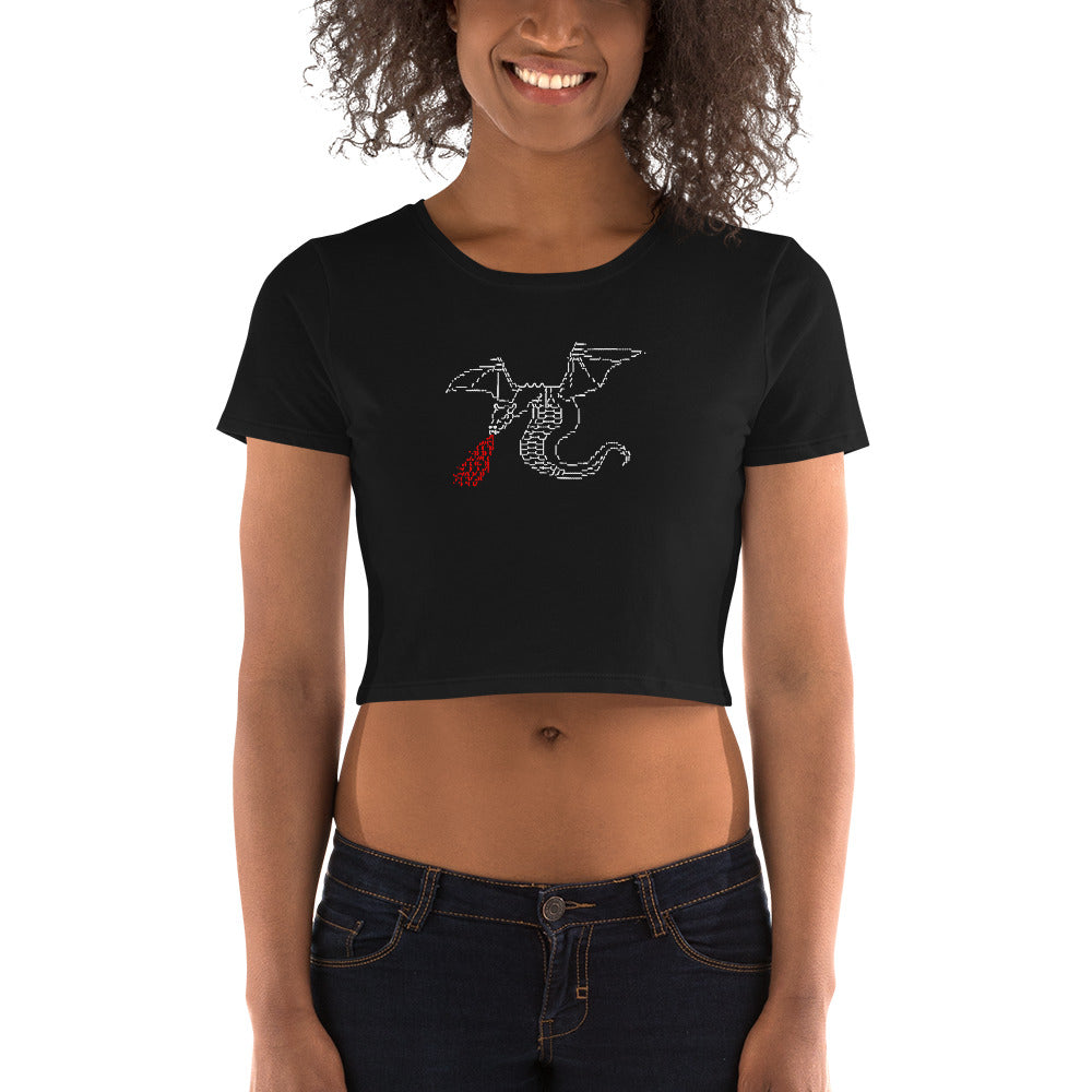 DRAGON - Women’s Crop Tee - Unminced Words