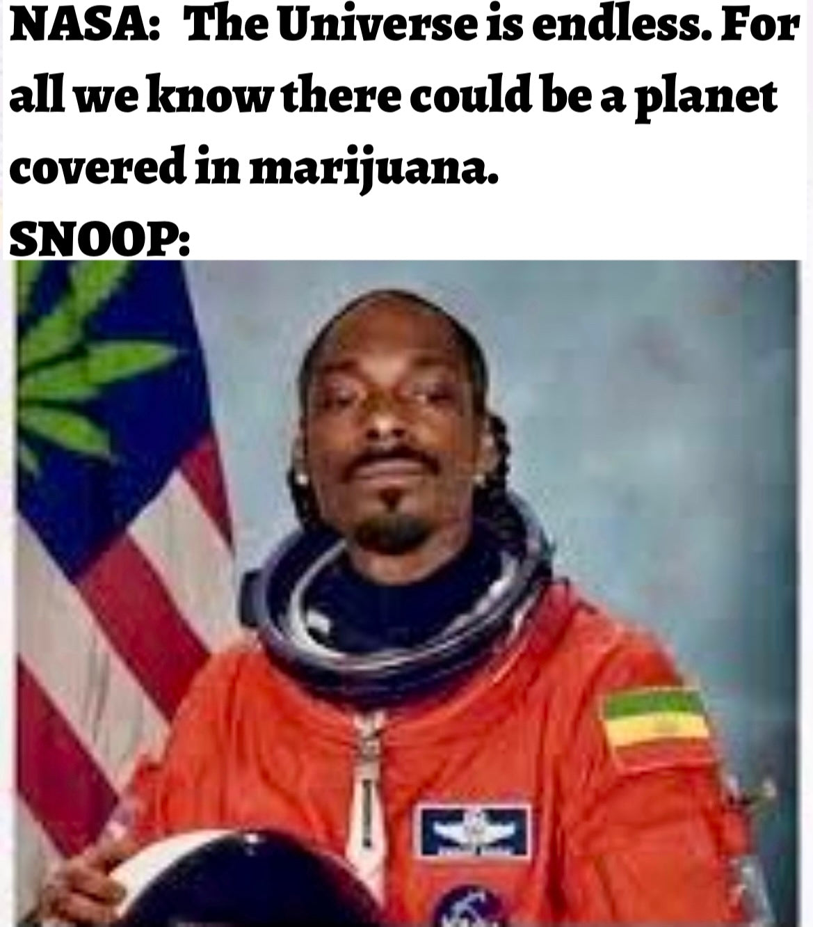Planet covered in marijuana?