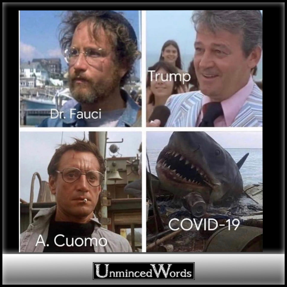 Comparing Covid response to the movie Jaws is genius.