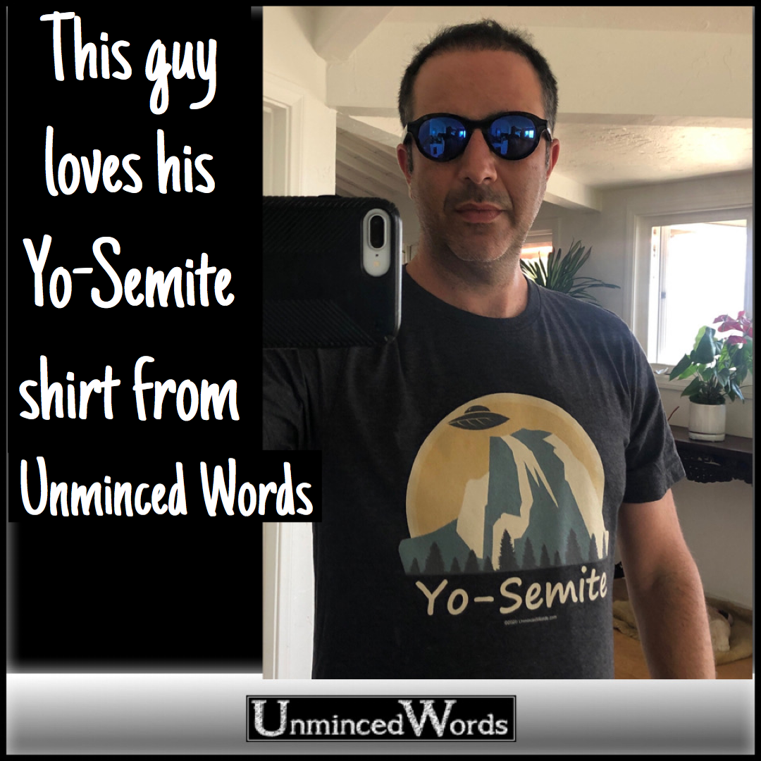 This guy loves his Yo-semite shirt