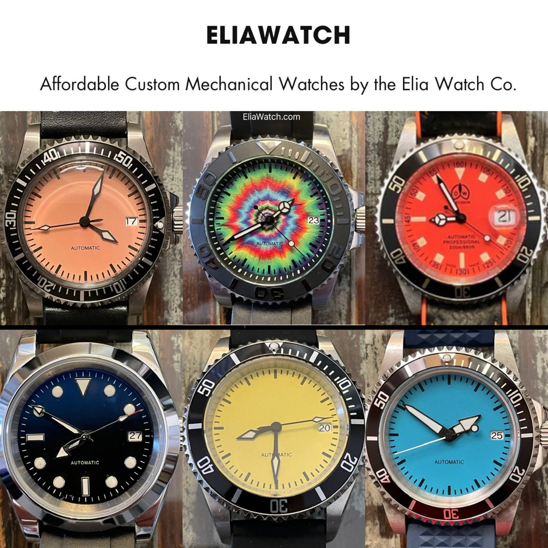 Mechanical Watches that are artistic, stylized and sharp