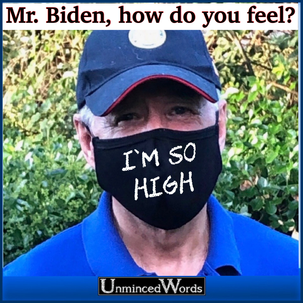 Mr. Biden, how do you feel? From Unminced Words