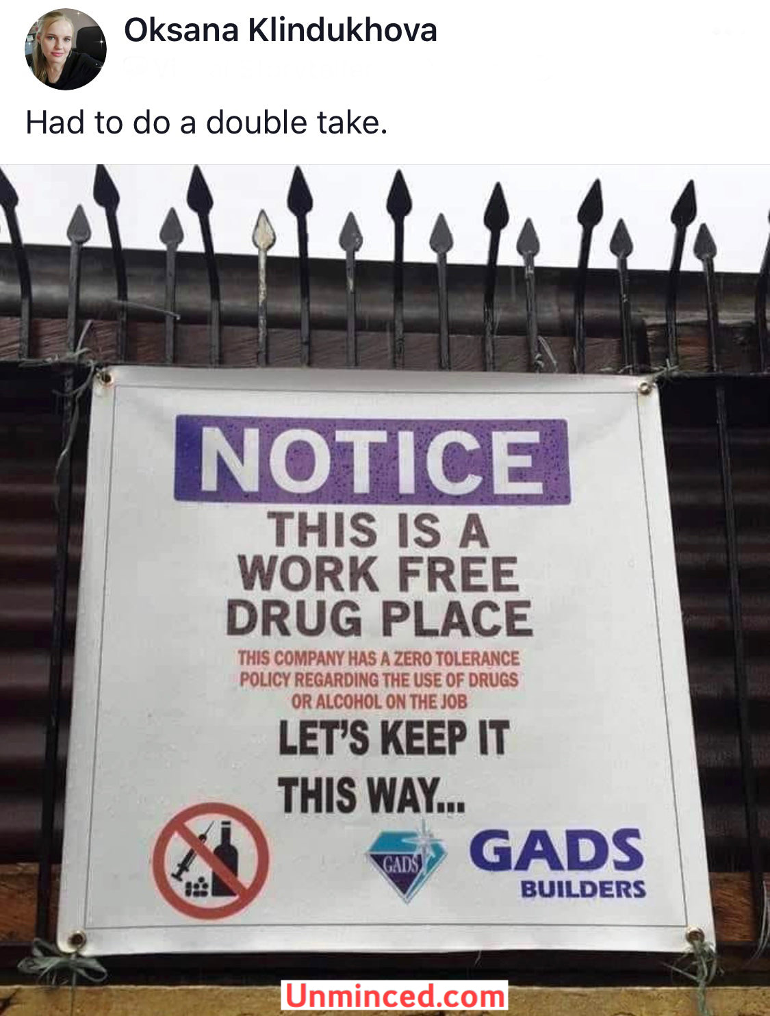 Work Free Drug Place?!