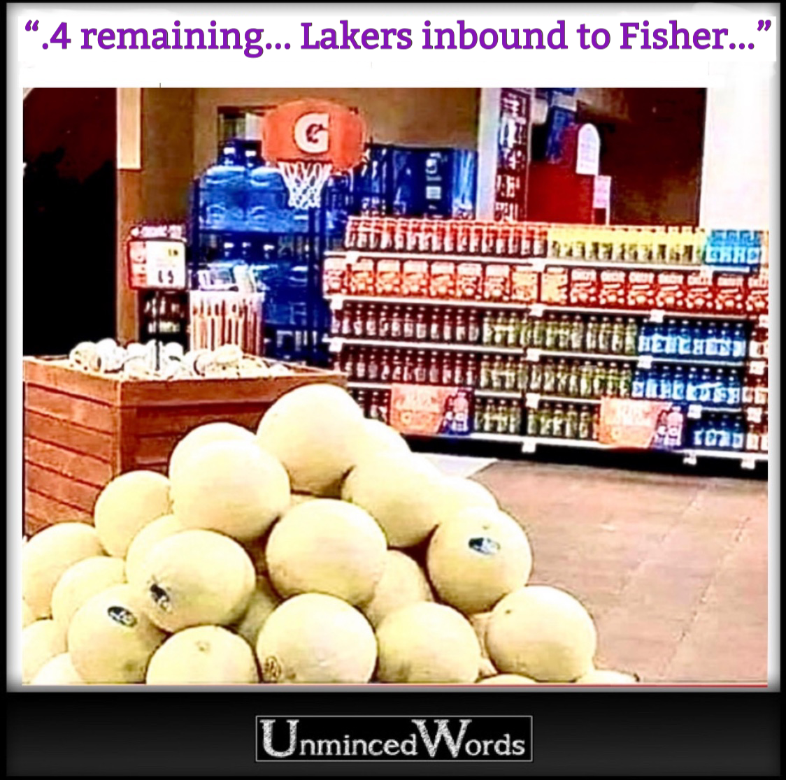 ‪‪“.4 remaining... Lakers inbound to Fisher...”‬