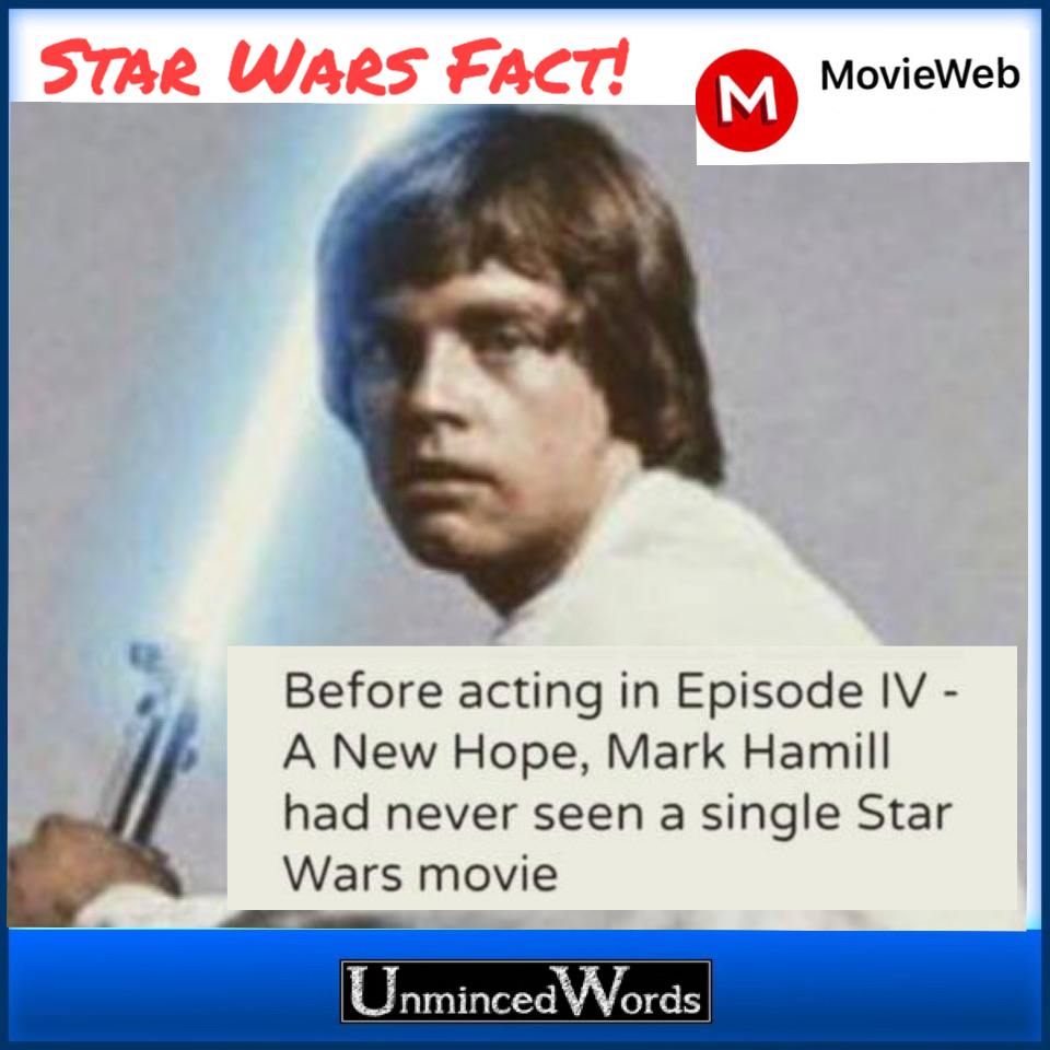 Star Wars Fact!