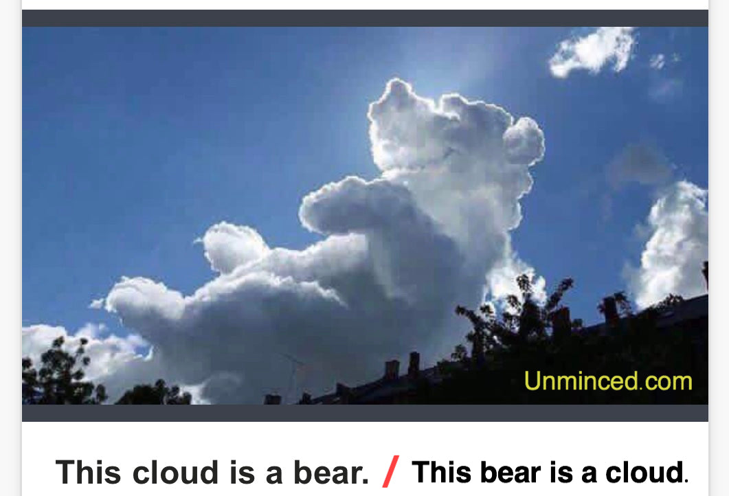 This bear is a cloud