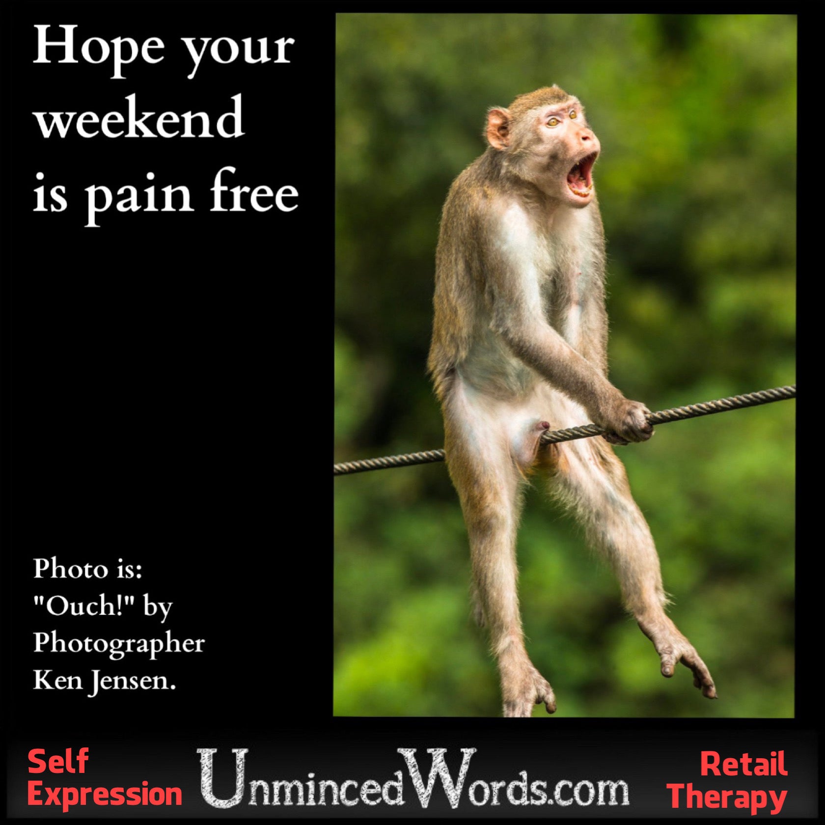 Hope Your Weekend Is Pain Free