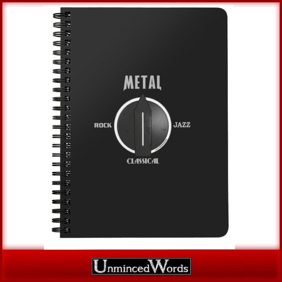 Turn The Dial To Metal - Notebook