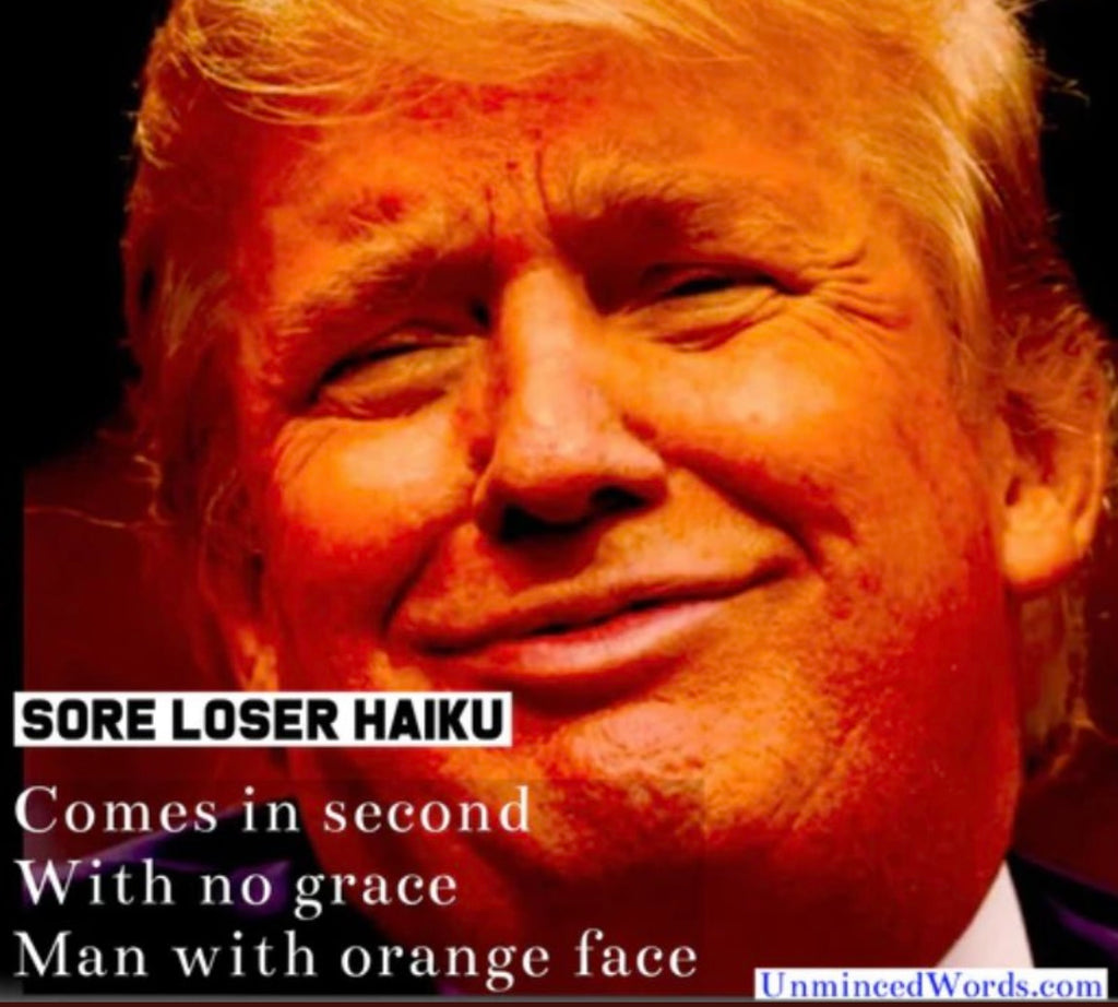 Trump Sore Loser Haiku