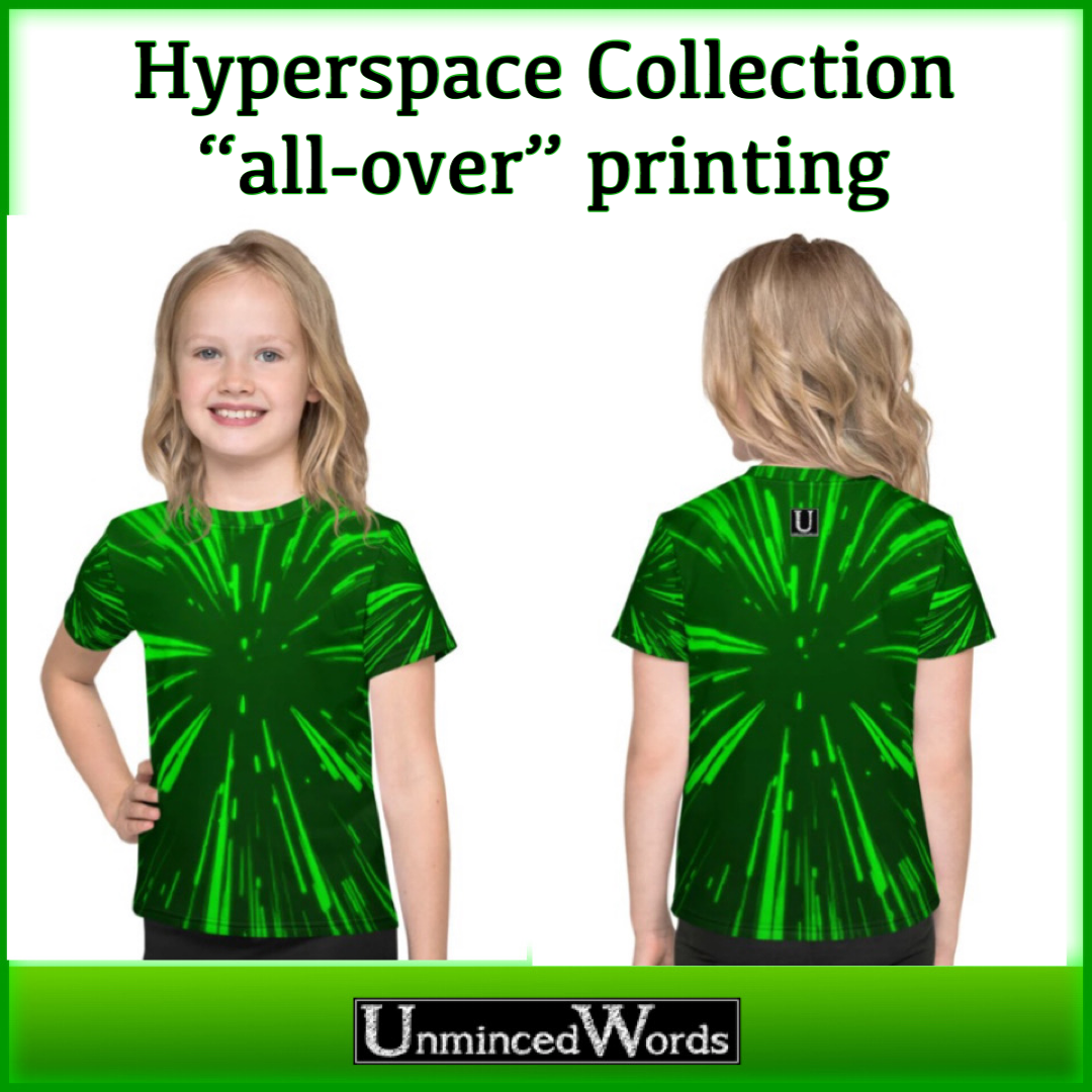Hyperspace all-over designs are the perfect gift