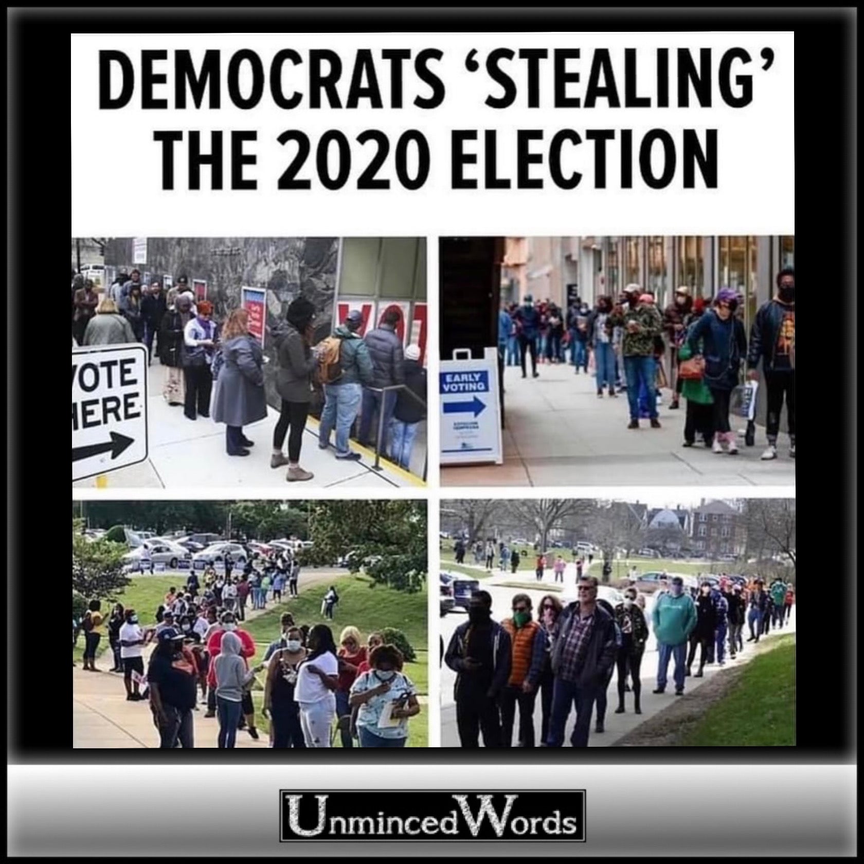 Images of Democrats “Stealing” the 2020 Election
