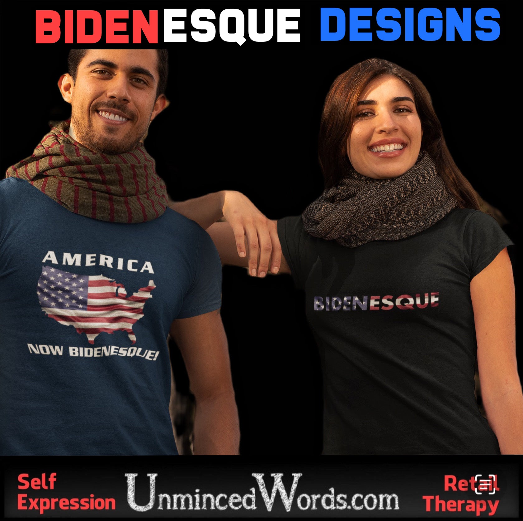 Biden inspires. Here’s our Bidenesque designs