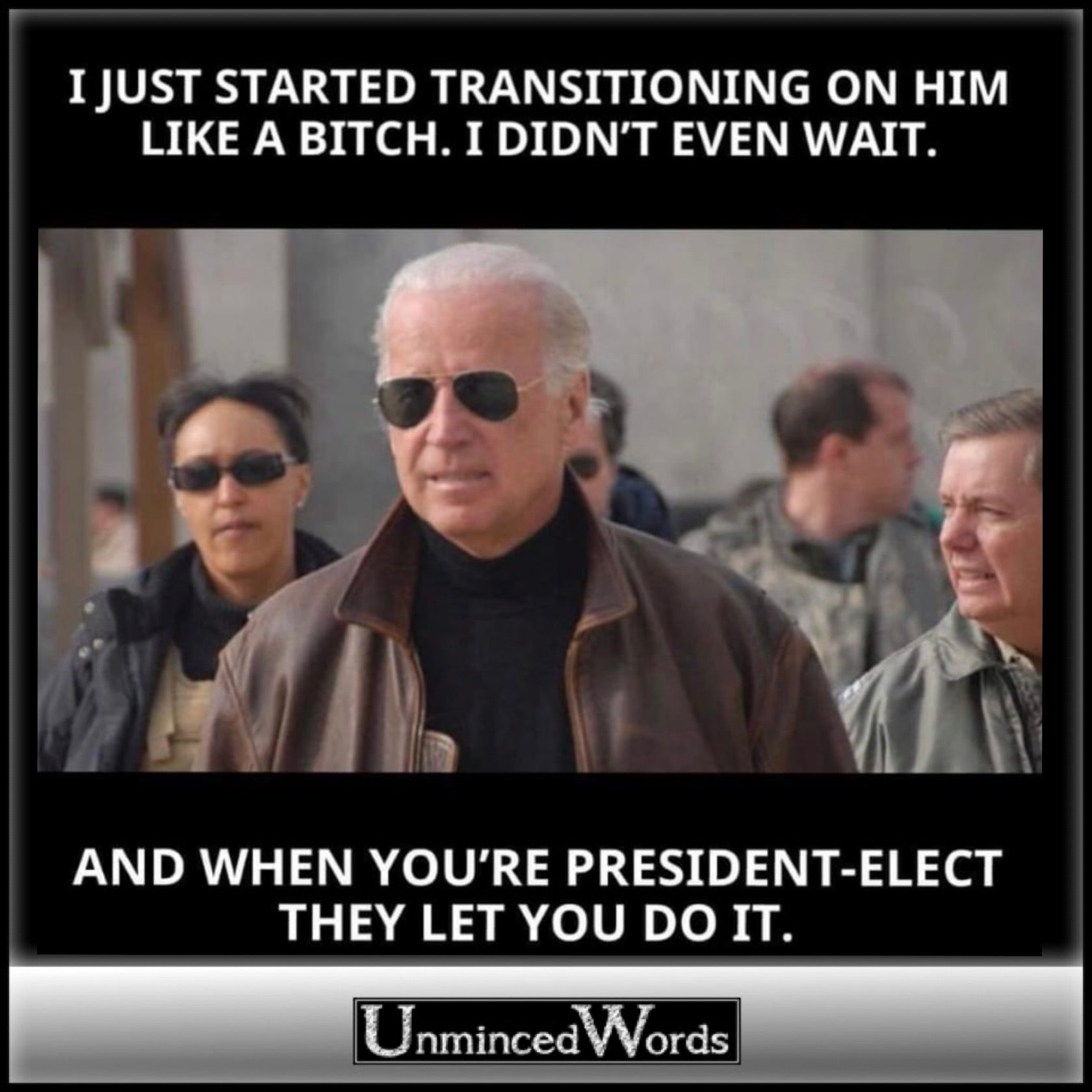 President Biden with Attitude meme is strong.