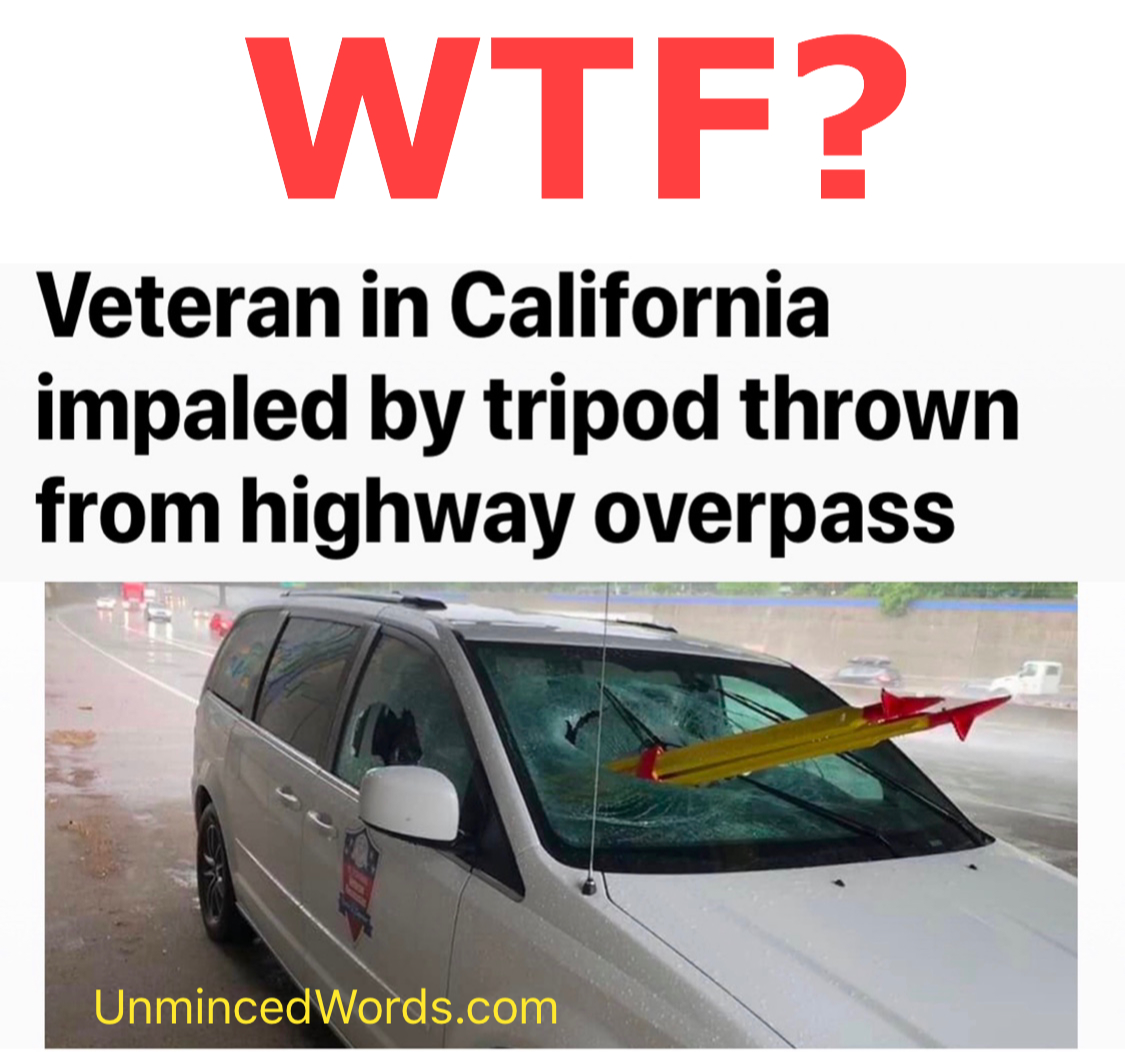 Impaled by tripod?!