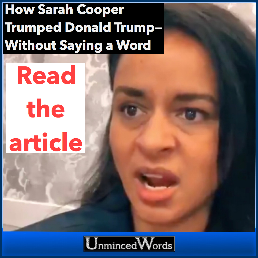 How Sarah Cooper Trumped Donald Trump—Without Saying a Word
