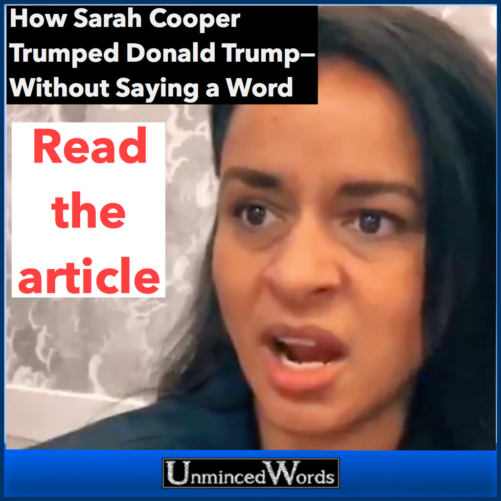 How Sarah Cooper Trumped Donald Trump—Without Saying a Word