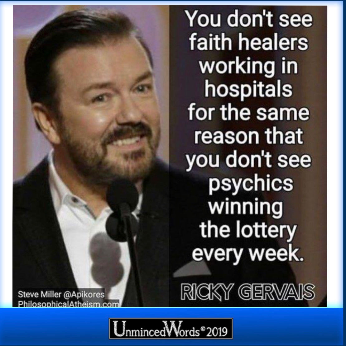 Ricky Gervais got this one right