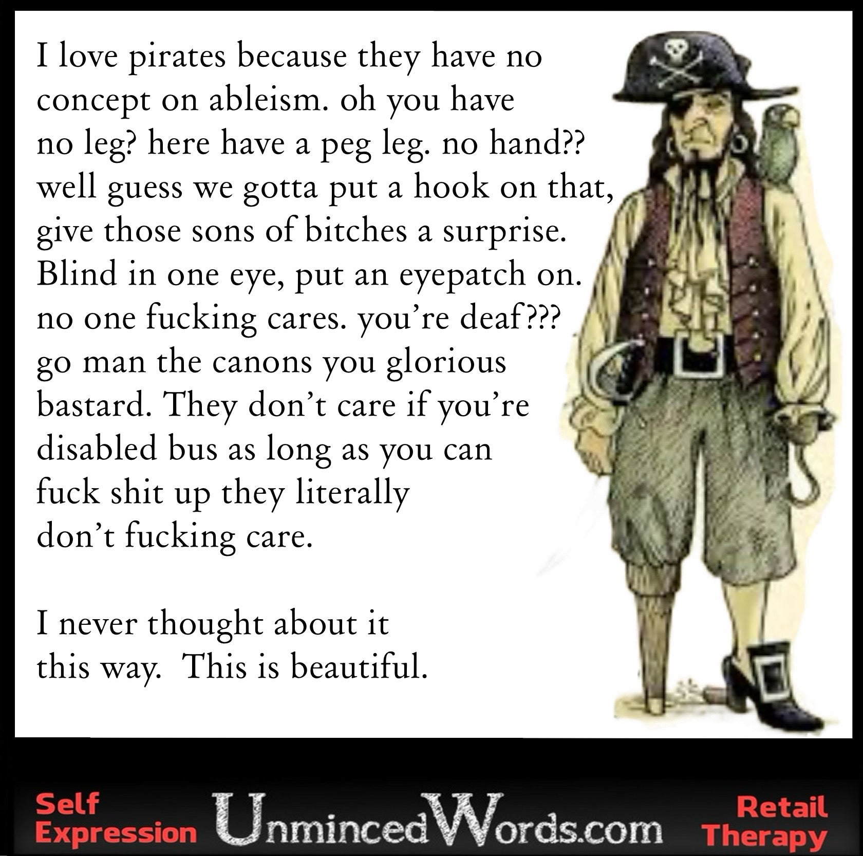 Pirates, as seen in a new light