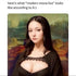 Modern Mona Lisa makes someone happy