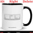 ALT RIGHT DELETE, A clever design & message from us, on mugs and shirts and such.