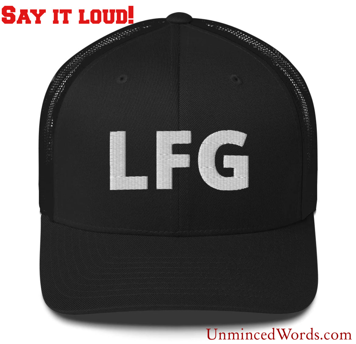 LFG means Let’s F-ing Go! Wear it & Share it.
