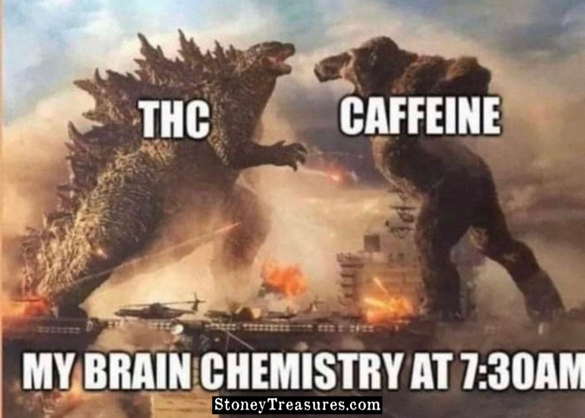 When THC and morning Caffeine meet
