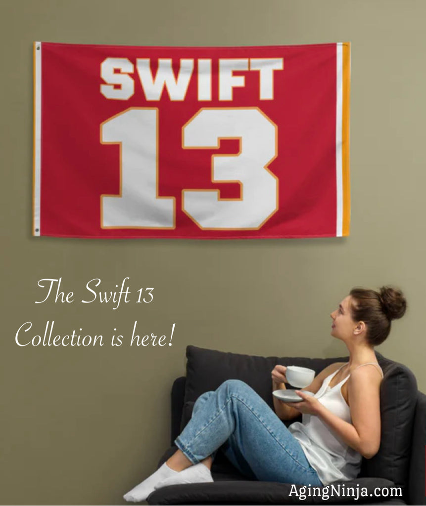 A Swift 13 Banner is just one of our cool Taylor Swift fan gifts in our store.