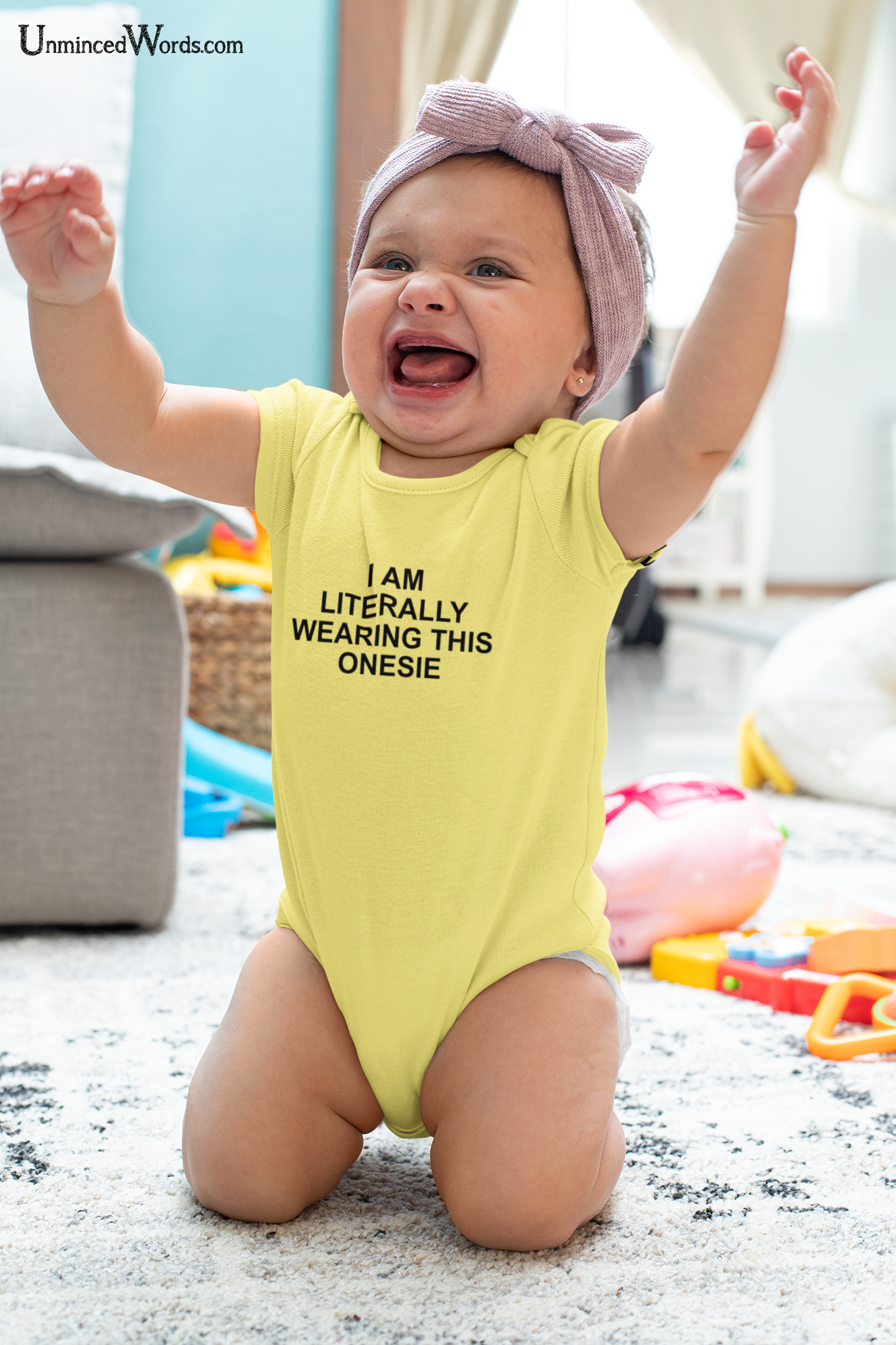 Cute Onesies says, "I am Literally Wearing This Onesie" on it.