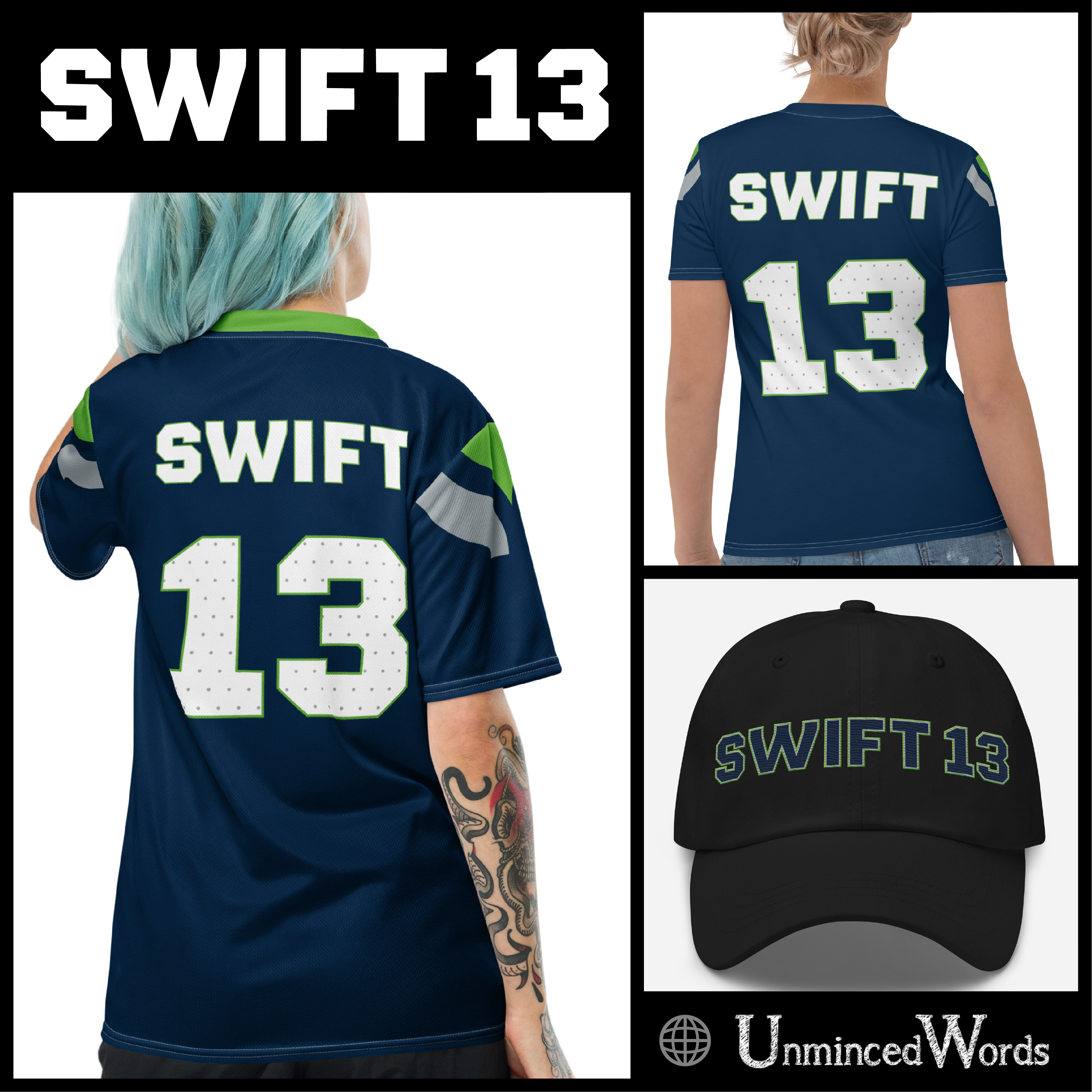 Swift 13 - Seattle Seahawks style