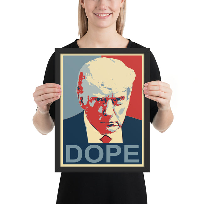 DOPE - Framed photo paper poster