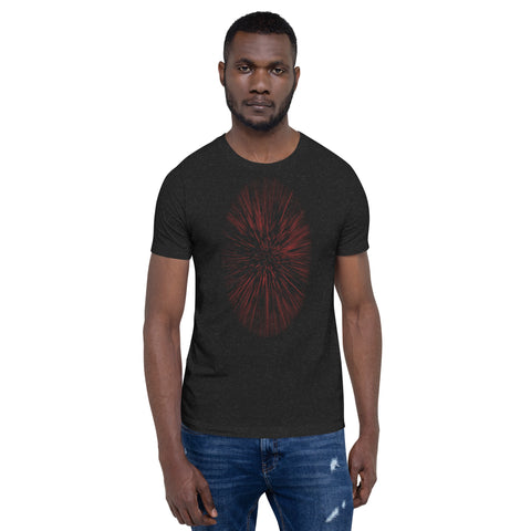 Hyperspace - Red Unisex t-shirt