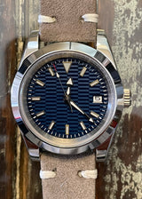 The Blue Elegance: Automatic Mechanical Wristwatch