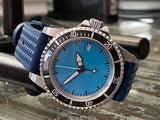 The Blue Diver: Automatic Mechanical Wristwatch