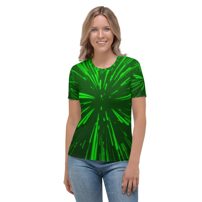 Hyperspace Deluxe - Women's Green T-shirt