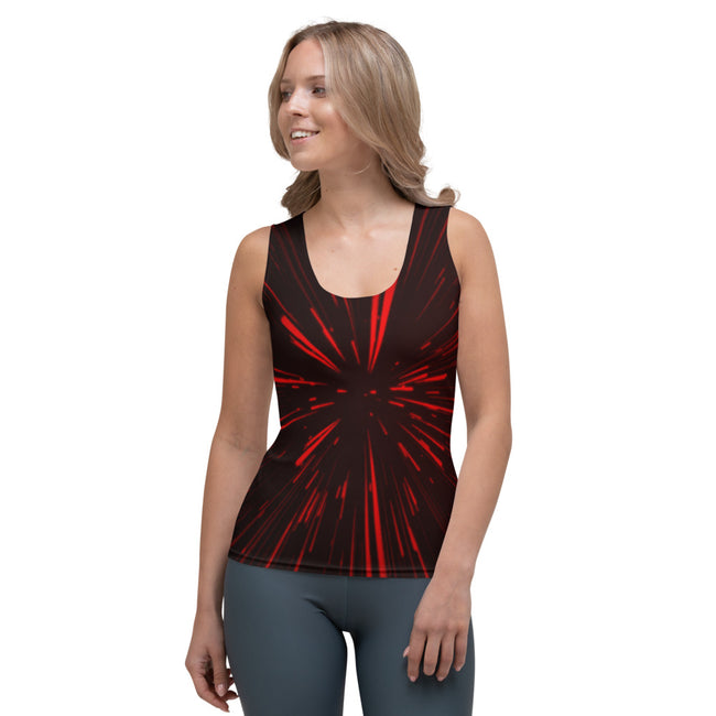 Hyperspace Deluxe - Woman's Red Tank Top