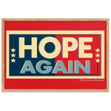 Hope Again - Framed Poster - Unminced Words