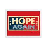 Hope Again - Framed Poster - Unminced Words