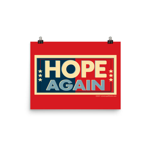 Hope Again - Poster - Unminced Words