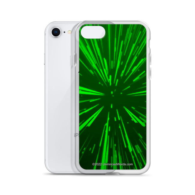 Hyperspace Deluxe - Green iPhone Case