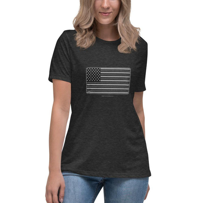 The American Flag - Women's Relaxed T-Shirt - Unminced Words