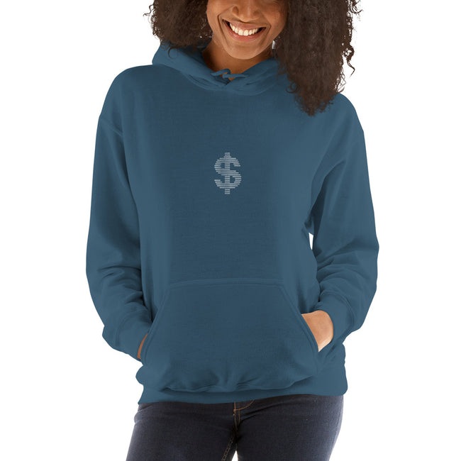 Dollar - Ladies' Hooded Sweatshirt - Unminced Words