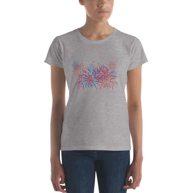 Fireworks - Women's short sleeve t-shirt - Unminced Words