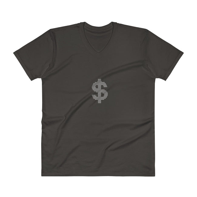 Dollar - Men's V-Neck T-Shirt - Unminced Words
