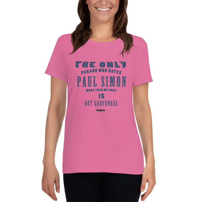 The Only Person Who Hates Paul Simon - Women's short sleeve t-shirt - Unminced Words