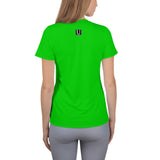 I'm So Busy GREEN - Women's Athletic T-Shirt - Unminced Words