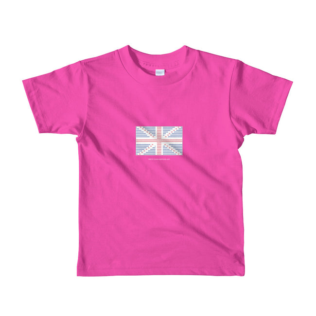 Union Flag ASCII - Short sleeve kids t-shirt - Unminced Words
