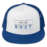 I'm So Busy BLUE - Cap - Unminced Words