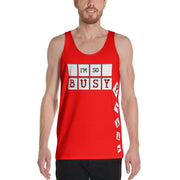 I'm So Busy RED - Men's Tank Top - Unminced Words